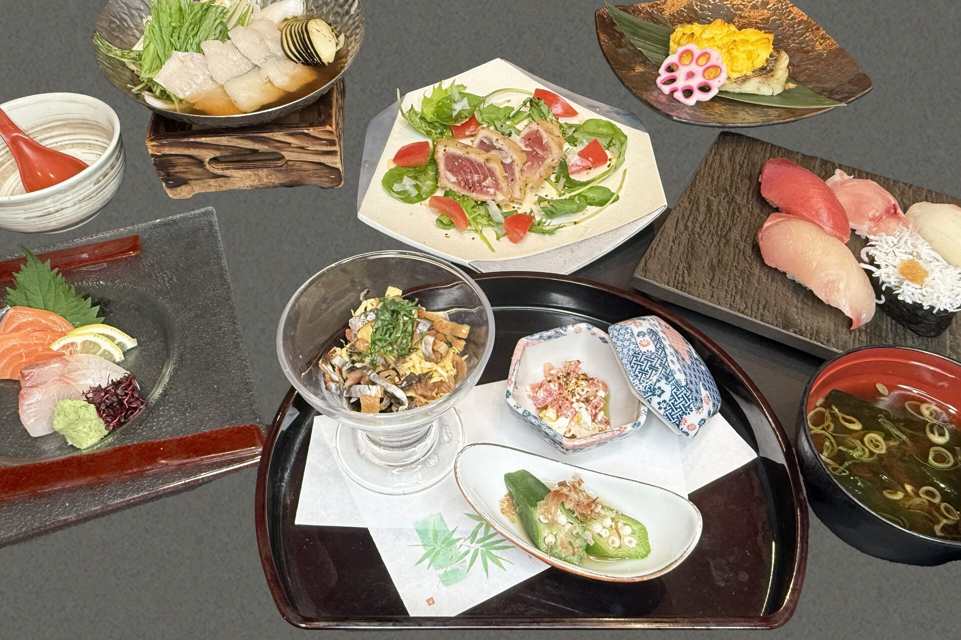 【7月8月限定/旬の彩りを楽しむ 青葉コース】全7品